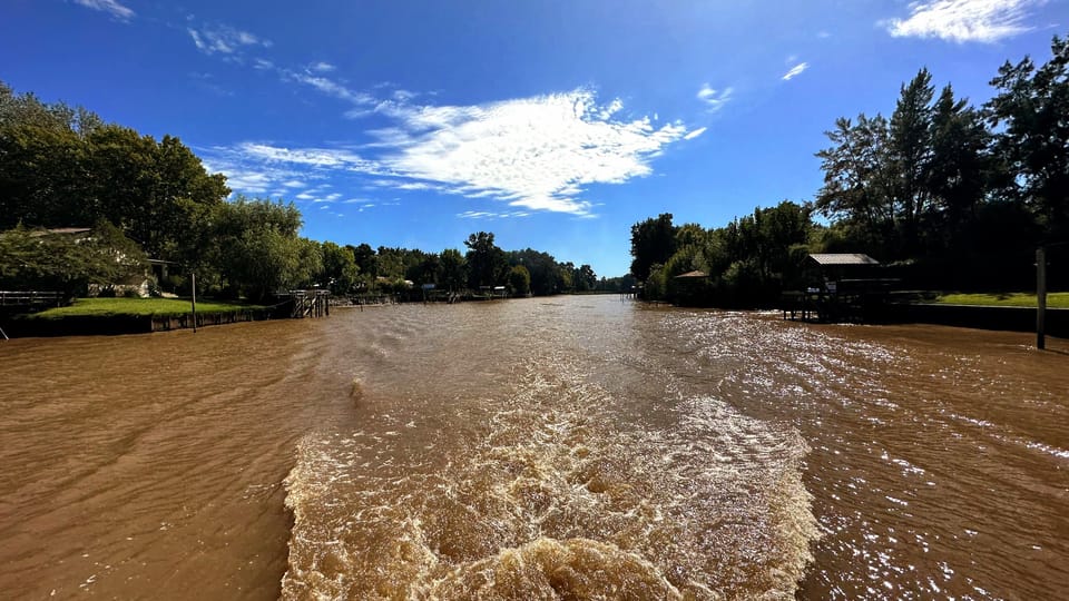 Unique Tigre and Delta Private Day Cruise Navegation - Delta Tigre and the 1.5-hour river boat ride: the middle of the day that sets the tone